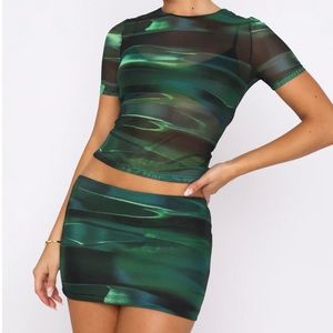 WHITE FOX ADDICTED TO YOU MINI SKIRT